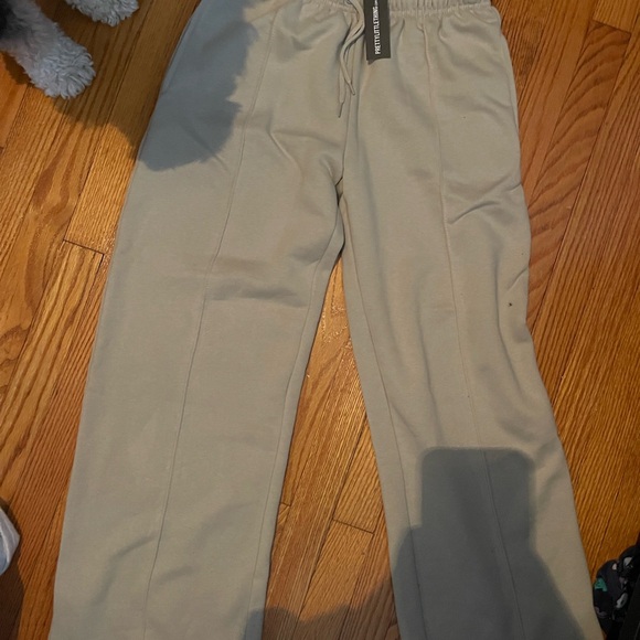 Tan sweat Pants - Picture 1 of 2